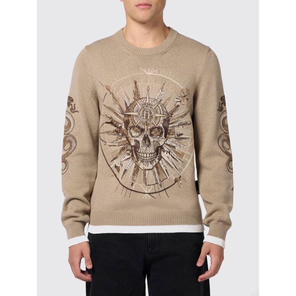 Philipp Plein Sweater Men Beige
